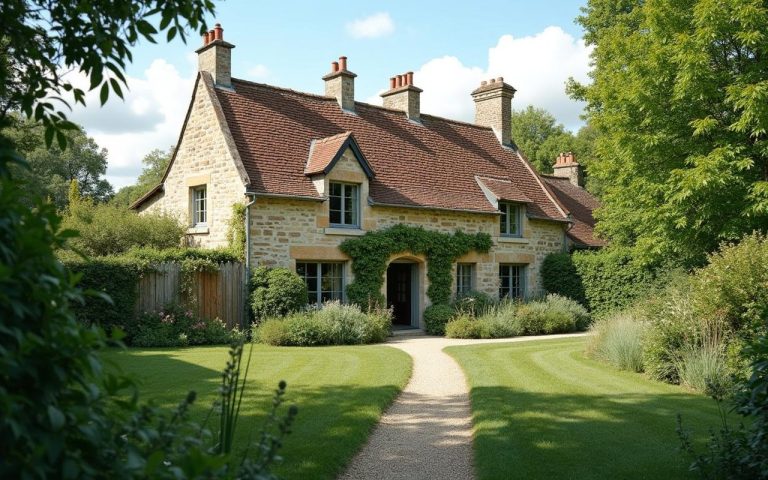 Maison de campagne en Normandie avec jardin clos, accessible à moins de 100 000 euros.